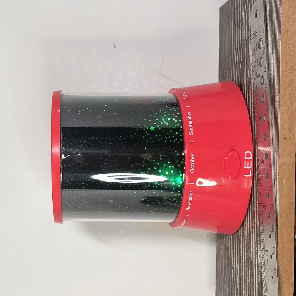 Red LED Star Projector Night Light - Picture 2 of 5